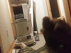 Jacking off to cum