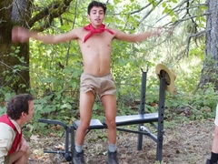 Boys At Camp - Camper Grey Works Two Loopholes To Obtain The Merit Badge