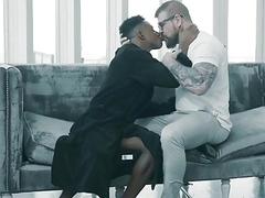 Hungry bear eats up a thigh black hole