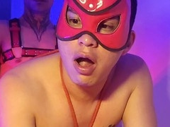Tied buddies go raw and have wild sex