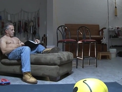 He is willing to act like a dog just to please his owner