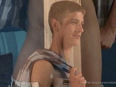 Disrobing, masturbation, solo