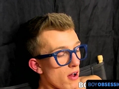 BoyObsession.com - Well draped youngster Taylor pushes firm with a fuck stick