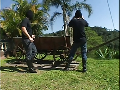 Muscular guys get ass pounded