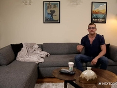 NextDoorBuddies Str8 Roommate Takes his First-Ever Chisel