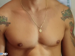 This athlete can never take a douche in peace.