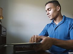 NextDoorBuddies - Nerdy Roommate Studies Biology Exam On Pop