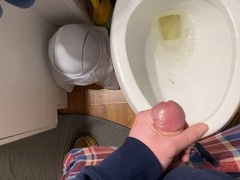 Tom Rivers golden shower and jizz explosion