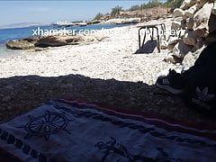 masturbation on the beach