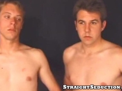 Good looking homo swallows amateur boyfriends cock