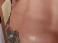 Stroking myself, cum while I witness porno. n2