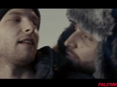 Benjamin pummeled without a condom Tonys smooth-shaven fuck hole