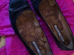 Cum on GF Flat Ballerinas (10. Shot)