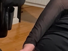 Opening Up My Mammary Sissy Rump With Humungous Fucktoy Part 1