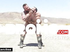 Aaron Bruiser with Stephen Harte at Dirty Rider Part 1 Scene