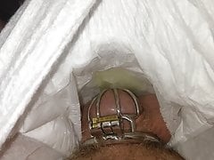 Chastity diaper flood