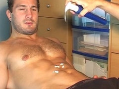 Muscle, masturbate, get wanked