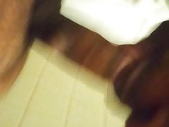 Black bottom eating Mexican dick in lock up