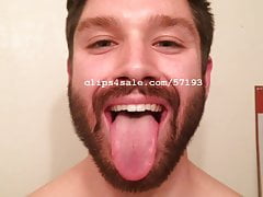 Tongue Fetish - Mick Tongue Video 1