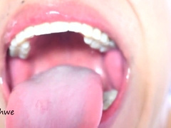 Delicious Wide Open Mouth With Lots Of Saliva