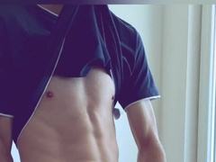 Lad gets super-naughty at work and pops a hefty stream