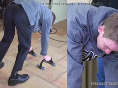 Hetero Youngster Lectured and Smacked by a Faggot Stud