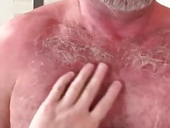 Petting dad