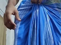 Big cock desi boy enjoy himself when alone in room