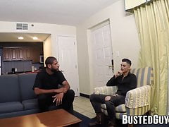 Bearded cop busted young Gabriel Knight and ravaged his ass