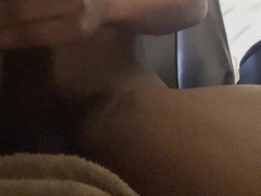 BIG BLACK COCK jizzing inwards fresh plaything under the desk