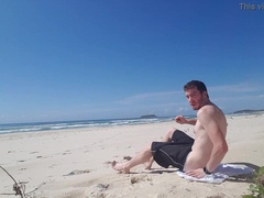 Beach Wank Off two