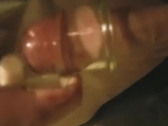 Hot 18 Year Old Teen Finds A Bottle To Stick His Tiny Dick In