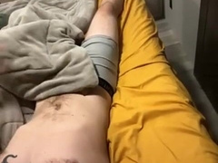 Freshly single stud just liking his alone time