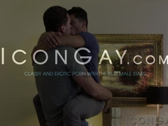 Slutty Armond Rizzo endures straight Roman Todds monster cock