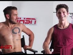 Handsome Dante Colle and Shy Boy Devin Franco Have some Chemistry at Photoshoot