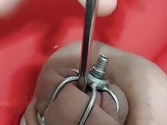 Deep Double Sounding on locked cock