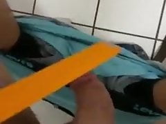 A.I. Slave beats his dick with a ruler