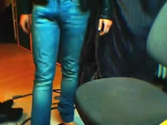 Hidden hot secret - stroke off for LeatherLee