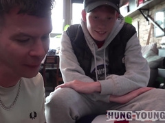 Proper Fit Stunning Blonde Scally Chav Lad Seedy Rough Bareback