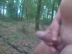 wanking in the cornfield and cumming in the woods 7