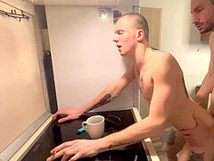 Big cock, gay blowjob, gay anal