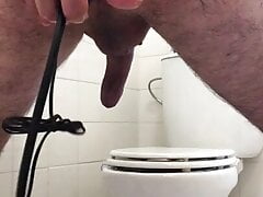 Pleasure in my ass with inflate buttplug
