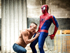 Spiderman's latest anal scene with provocative gaping