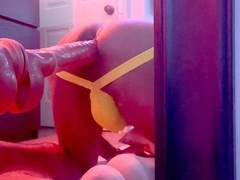 Hands-free Cum on 10in Dildo