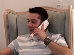 Amazing male pornstars Sean West and Cameron Sage in exotic tattoos, masturbation homosexual sex scene