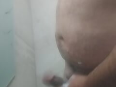 Turkish man cums in the bathroom