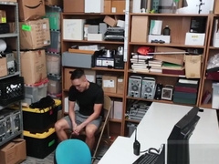 Straight asian perp bareback fucked by gay LP Officer