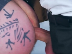 DILF fucks business partner in the ass and floods his booty with sperm