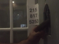 White Deepthroats Black Dick at Philadelphia Glory Hole