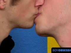 BoyObsession.com - Fragile twink receives jism on stomach after powerful assfucking banging